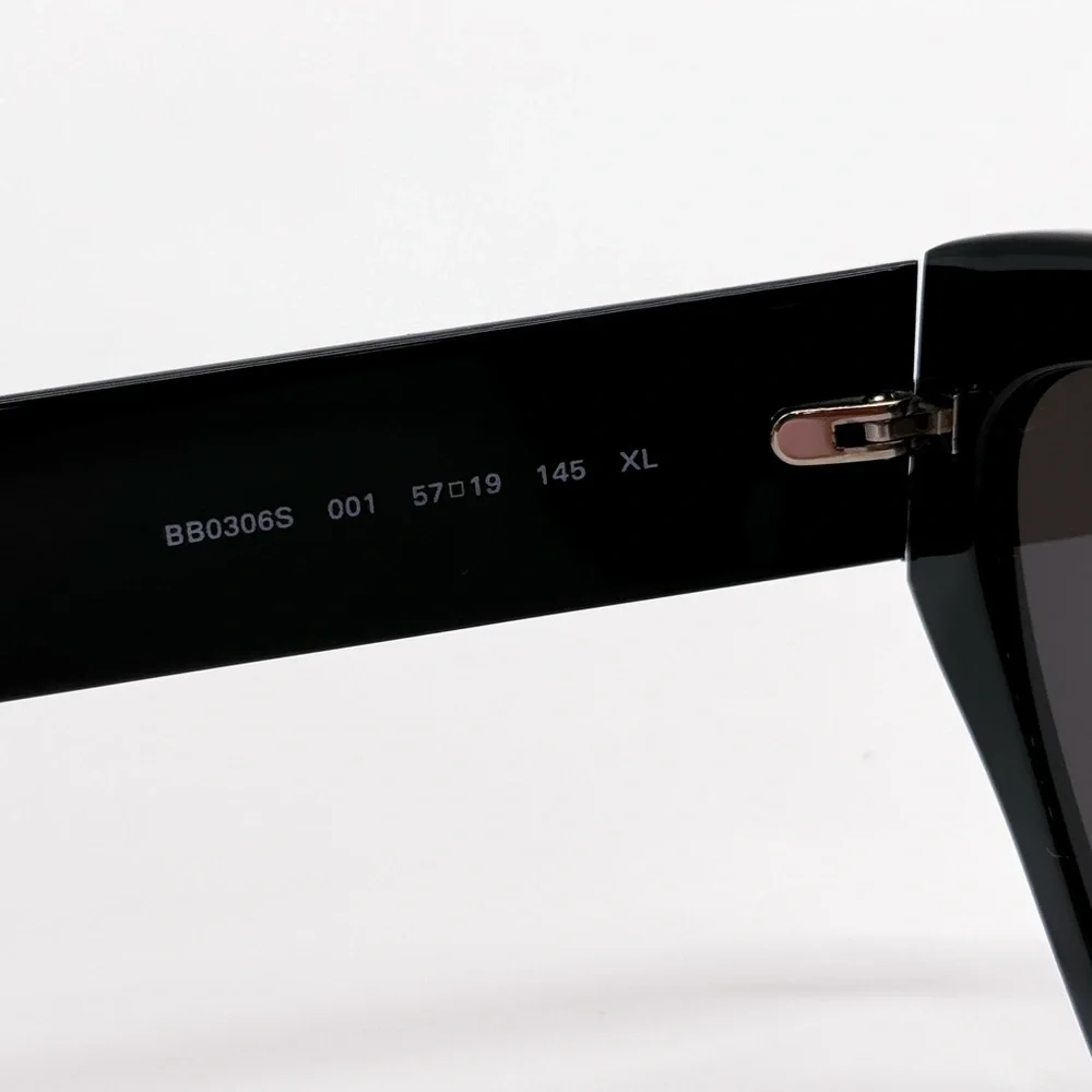 NEW BALENCIAGA BB0306S 001 CAT EYE BLACK WOMEN SUNGLASSES BALENCIAGA